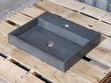 HIGHER PRODUCTION 21.5" x 13.5" x 3.5" Shallow Vessel Sink with Extension