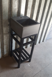 12" Mini with Extension and Steel Stand (Steel Tubing Shelf)