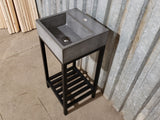17" Sink with Extension and Steel Stand