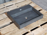 HIGHER PRODUCTION 21.5" x 13.5" x 3.5" Shallow Vessel Sink with Extension
