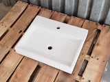 21.5" Shallow Vessel Sink with Extension
