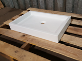 21" x 14" Flat Vessel Sink