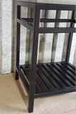 23" Curvy Rectangle with Extension Steel Stand