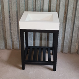 24" Ramp Vanity with Steel Stand