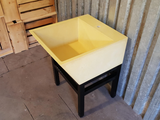 25" Sloped Utility Sink with Extension and Steel Stand